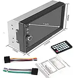 Автомагнітола 7012 B, 2 DIN, Bluetooth, фото 6