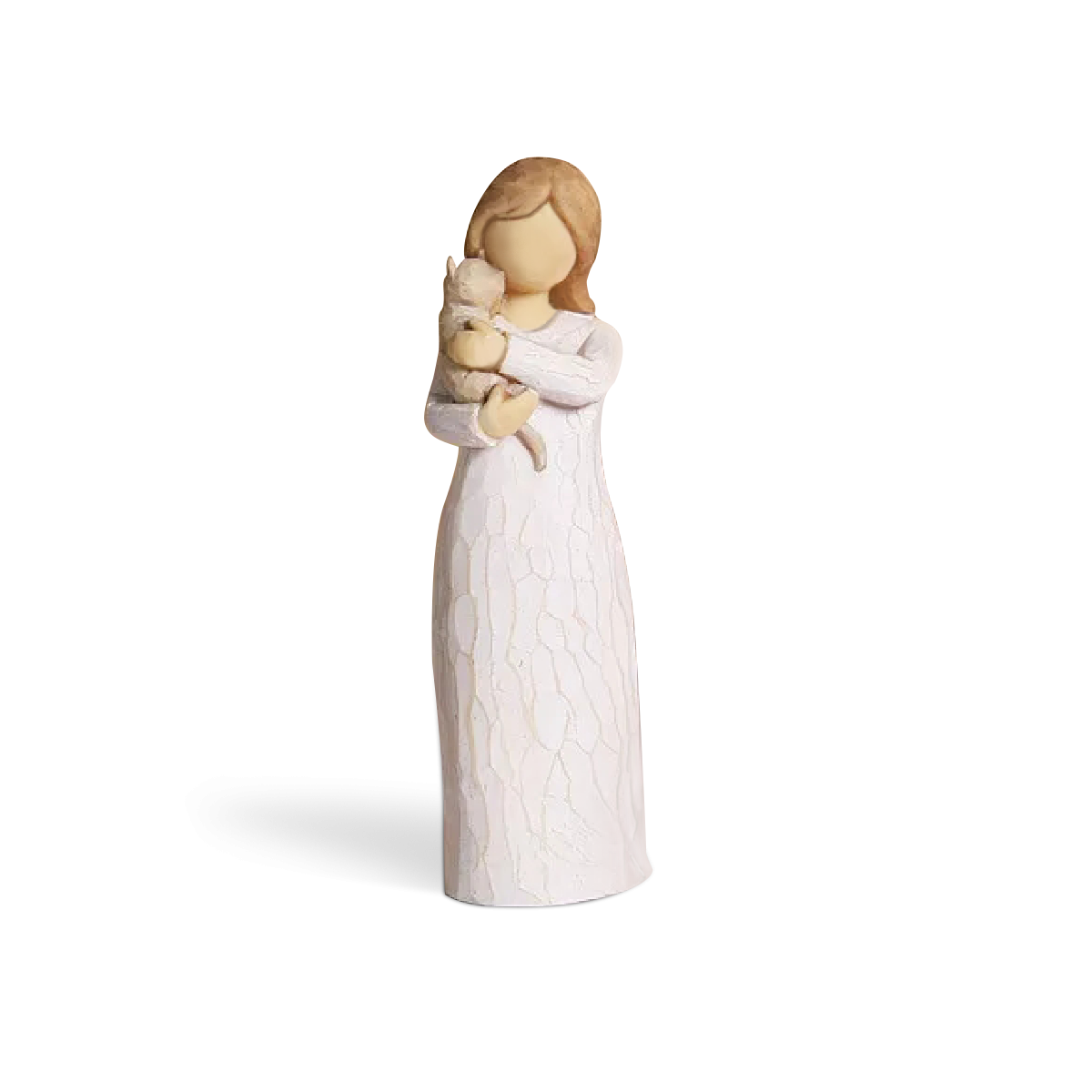 Статуетка декоративна MVM MY HOME Дівчинка з кошеням (DH-ST-09 COLOR)