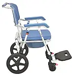 Коляска для інвалідів з туалетом MIRID KDB-699B. Багатофункціональний інвалідне крісло для душу і туалету, фото 4