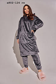 Піжама тепла унісекс (худі+штани) н802-126 гл