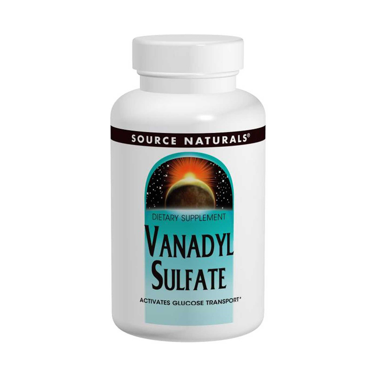 Ванадій, Ванадилсульфат, Source Naturals, 100 мг, 100 таблеток