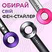 Стайлер 5в1 фен для волосся професійний фен із дифузором для кучерявого волосся Фіолетовий, фото 3