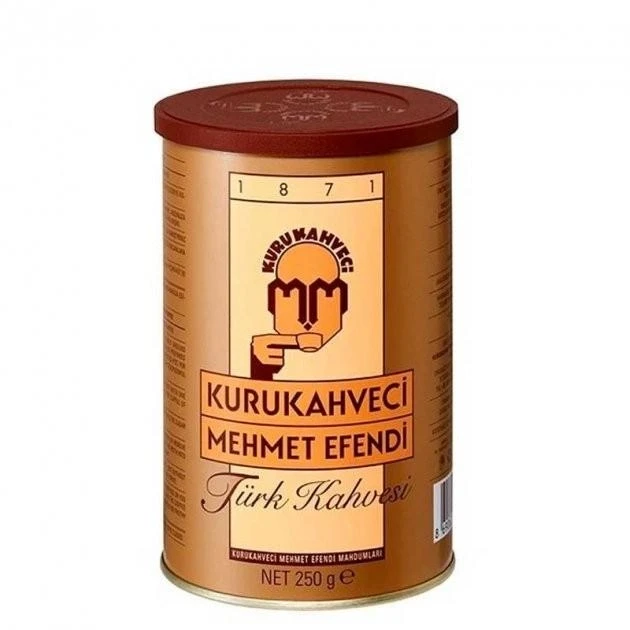 Мелена турецька кава Kurukahveci Mehmet Efendi Ж/Б 250 гр