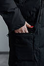 Куртка жіноча зимова чорна, фото 3