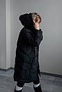 Куртка жіноча зимова чорна, фото 5