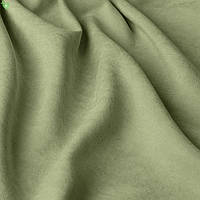 Однотонная декоративная ткань велюр оливково-зеленый 84371v25