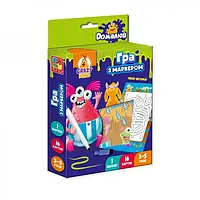 Развивающая игра Vladi Toys Пиши і стирай. Монстрики VT5010-18 с маркером