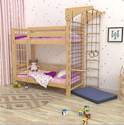 Двоярусне спортивне ліжко (babyson 8) 80x190см