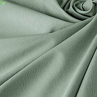 Однотонная декоративная ткань серо-бирюзового цвета с тефлоном DRM-82759