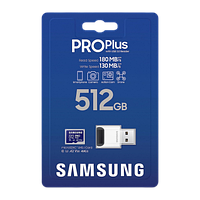 Карта Памяти Samsung Pro Plus UHS-I U3 V30 A2 + Reader 512GB
