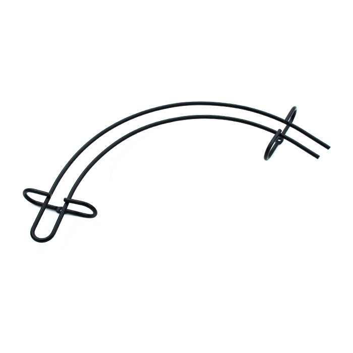 Тримач келихів Lemax дугоподібний матовий чорний 370х145х33 мм (MX-051 BL), фото 1