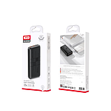 Портативний ЗП XO 20000 mAh PR188 QC/PD3.0 22.5W Black, фото 3