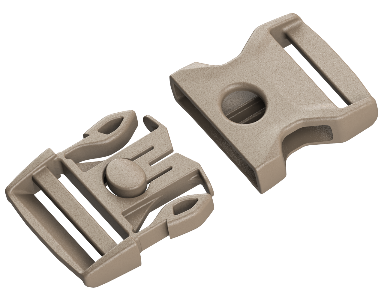 Фастекс 50 мм (із кнопкою, тип 3) з поліаміду AMM F50.03 койот (07.01.031.03.29), фото 1