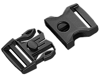 Фастекс 50 мм (із кнопкою, тип 3) з поліаміду AMM F50.03 чорний (07.01.031.03.01)