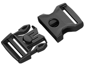 Фастекс 50 мм (із кнопкою, тип 3) з поліаміду AMM F50.03 чорний (07.01.031.03.01)