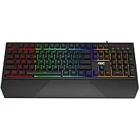 Клавиатура AOC GK200 Black (GK200D32R) Gaming Rainbow LED USB (ENG/RU)