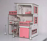 Будинок для ляльок лол Ляльковий будиночок подарунок Будинок для ляльок з меблями з дерева, фото 2