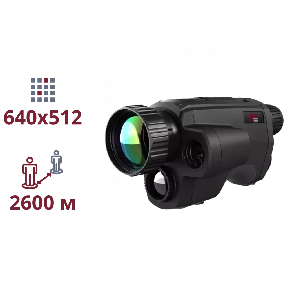 Тепловізор із лазерним далекоміром AGM — Fuzion LRF TM50-640, 12 Мікронів, 640x512, 50 мм