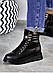 Черевики жіночі зимові чоботи шкіряні чорні бежеві на хутрі на платформі товстій підошві 36-42 розмір, фото 8