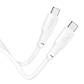 USB кабель на 240W Type-C на Type-C Hoco Force Fast Charging Data Cable (2m, 240W). White, фото 5