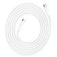 USB кабель на 240W Type-C на Type-C Hoco Force Fast Charging Data Cable (2m, 240W). White, фото 2