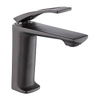 Змішувач для умивальника MONE Deluxe KINGDOM 1381381GR Gun Gray