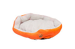 Подушка для собак "Лапка" Pet Style 42×30×12 см Помаранчева