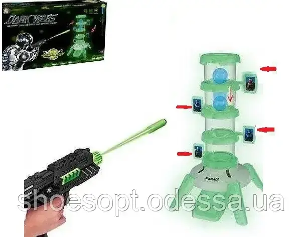 Попади в мишени башня Воздушный тир Пистолет Dark Wars, фото 1