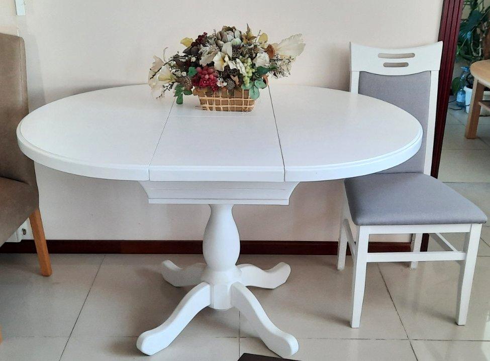 Стіл обідній круглий розкладний К-3 GOOD WOOD Руськополянський Меблевий Комбінат Явір