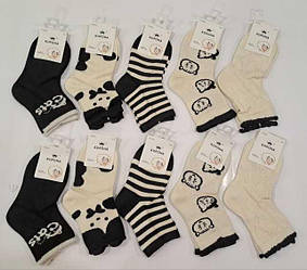 Шкарпетки дитячі зимові, середньої довжини, кашемір (розмір 3-5 років.)