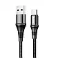 USB кабель із роз'ємом Type-C HOCO X50 Excellent charging data cable (3 А, 1m). Black, фото 2