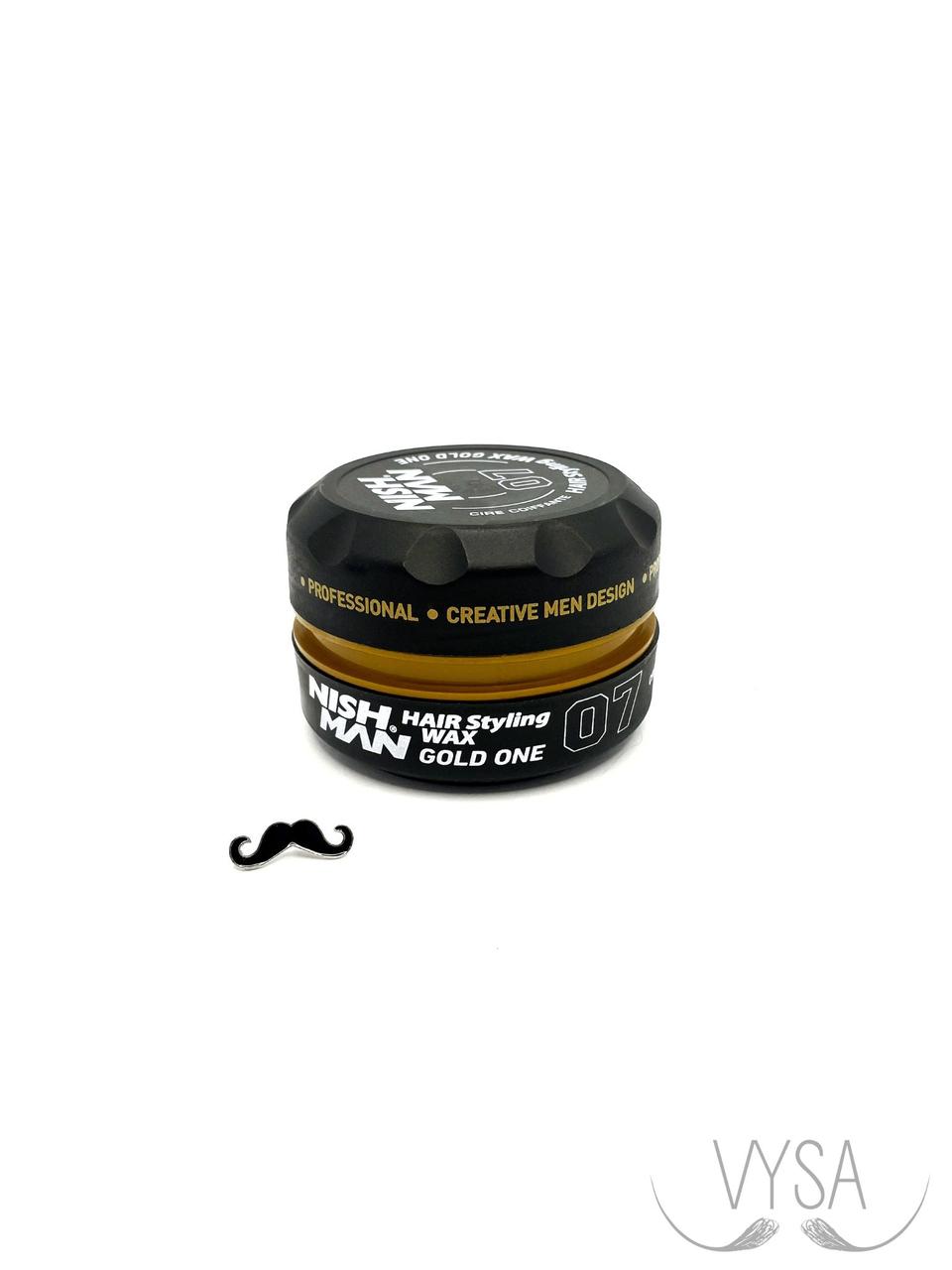 Воск для стилизации волос Nishman Hair Wax 07 Gold One 150 мл - фото 1 - id-p2035056562