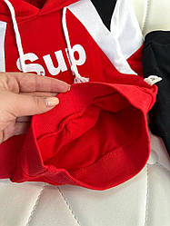 Спортивний костюм для хлопчика SUP Чевоно -Чорний 9421 62, Красный, Унисекс, Весна Лето, 80