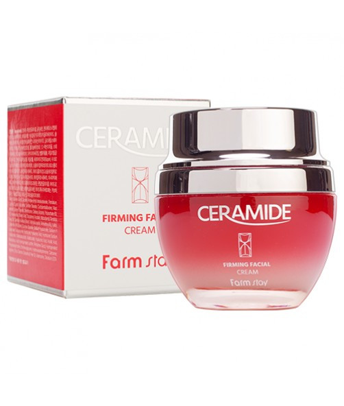 Поживний антивіковий крем із керамідами FarmStay Ceramide Firming Facial Cream, 50 мл