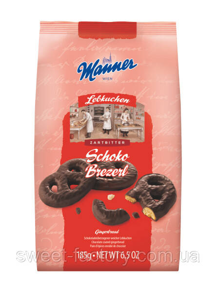 Пряники Manner Lebkuchen Mandel-Krokant 180g, фото 1