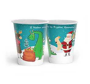 Стакан "Новорічний" 500 мл 90 мм