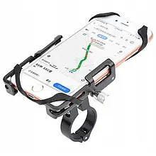 Тримач смартфона на кермо 4.7- 7" GUB  P20-BK  (поворот на 360 градусів)