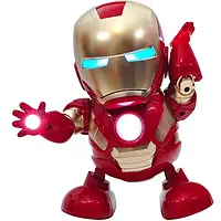 Интерактивный танцующий робот Dance Hero Iron Man, Робот Железный человек игрушка поет светится танцует