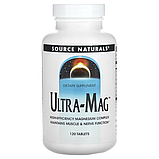 Ultra-Mag, Source Naturals, Магній і вітамін B6, 120 таблеток, фото 2