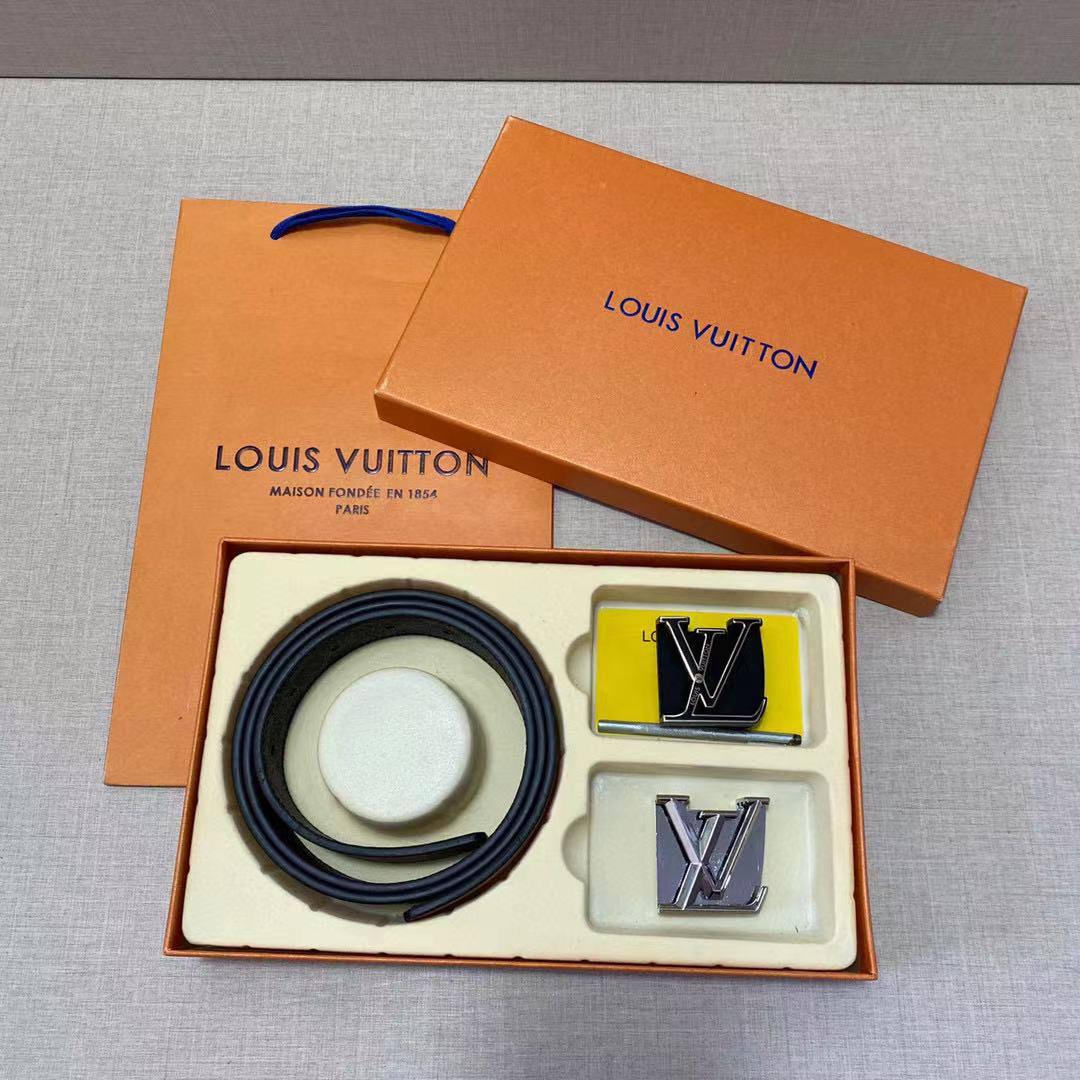 Чоловічий Ремінь Louis Vuitton з двома пряжками
