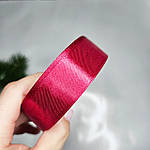 Стрічка атласна 2.5 см гранатова, фото 3