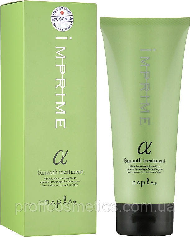 Маска для тонкого і нормального волосся Imprime Alpha Silky Smooth Treatment Napla, 200 мл