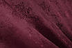 Комплект (2шт. 1,3х1,7м.) коротких штор із жакарда, колекція "Мармур Al1". Колір бордовий. Код 1302ш 35-0254, фото 5