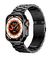 Розумний смарт-годинник Smart Watch H8 Ultra Max 49mm смарт-годинник з магнітною зарядкою і функцією дзвінка чорний