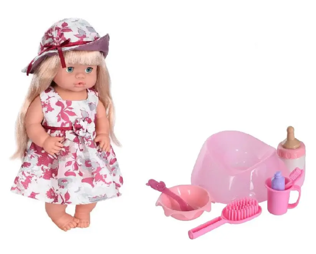 Дитяча Лялька пупс Сестричка Валюша інтерактивна функціональна іграшка для дітей