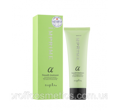 Маска для тонкого та нормального волосся Imprime Alpha Silky Smooth Treatment Napla, 80 мл