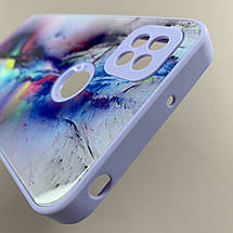 Чохол для Xiaomi Redmi 9C чохол з мармуровим візерунком на телефон сяомі редмі 9с бузковий q7k, фото 5