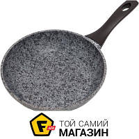 Круглая сковорода традиционная «Rotex» ( Graniti 24см (RC152G-24) ) подходит для газовых плит, для