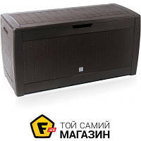 Сундук пластик без рисунка - Prosperplast Boxe Rato (MBR310-440U) коричневый форма прямоугольная