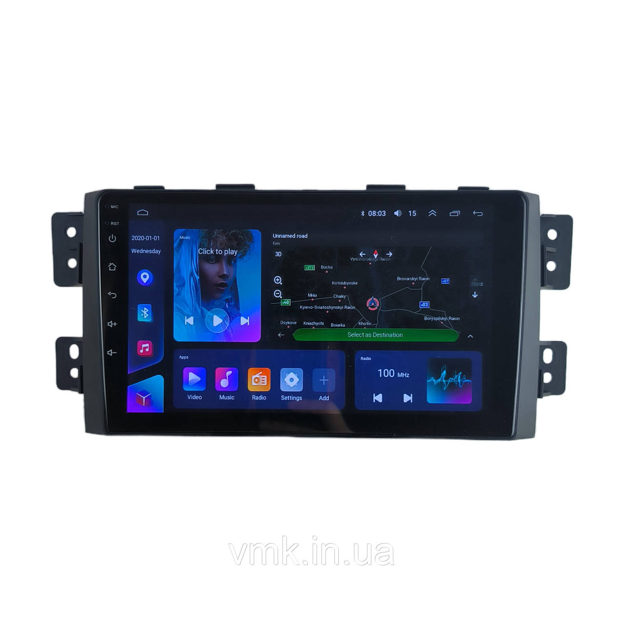 Андроїд Автомагнітола KIA Mohave Borrego 2008-2016 ТОП платформа 7862 8 ядер 4G DSP CarPlay Android QLED